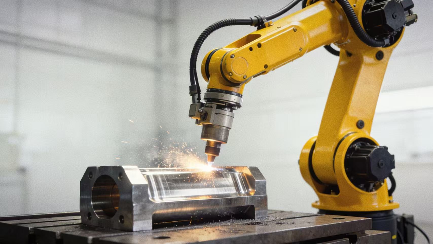 青岛新控铝铸件去毛刺机器人应用解析：轻量化制造的精细化升级