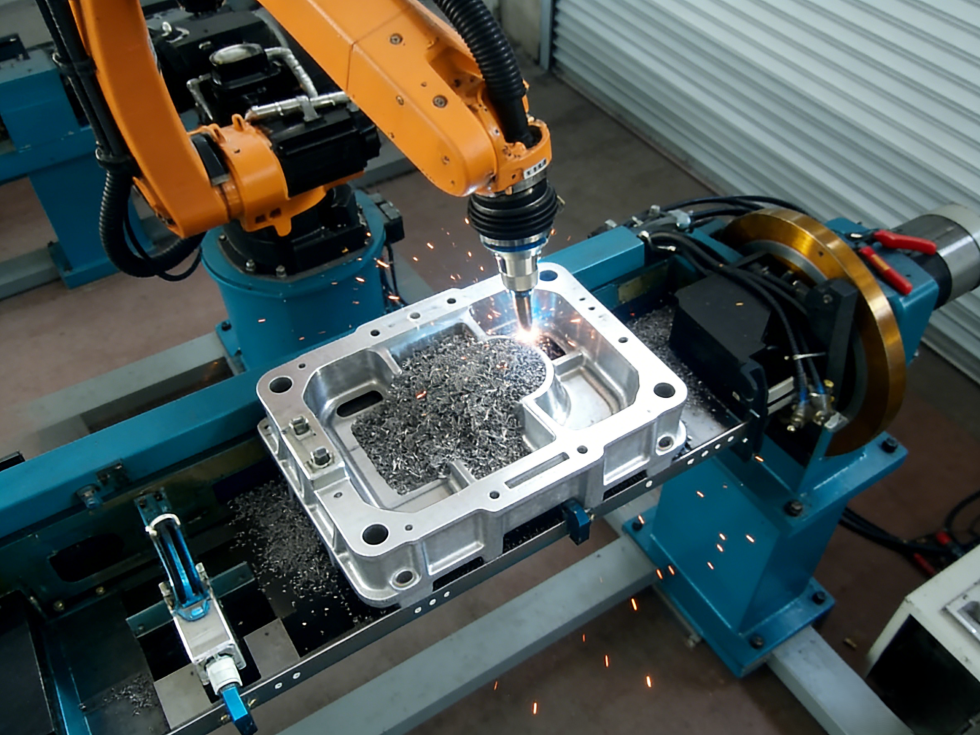 青岛新控铝铸件去毛刺机器人系列：关键四大技术多场景智能解决方案